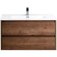 База под раковину подвесная BelBagno KRAFT 39-800/390-2C-SO-RT Rovere Tabacco