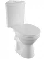 Напольный угловой унитаз с микролифтом Vitra Norm Wenkel 9854B099-7200, белый