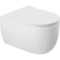 Унитаз ABBER Bequem AC1104TN подвесной белый, безободковый