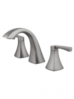 Смеситель для раковины на 3 отверстия WONZON & WOGHAND FLEX, темный графит WW-88083095-BGM