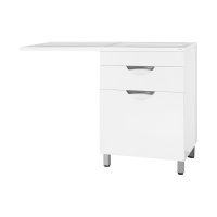 Тумба под стиральную машину напольная Style Line Жасмин 60 ЛС-00000645 белый