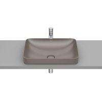 Раковина накладная (55х37) Roca Inspira square 327534660 кофейный