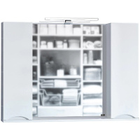 Зеркальный шкаф (100х72)  Санта Сатурн 100 700276