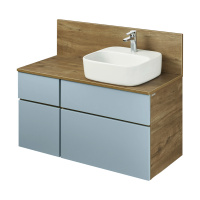 Тумба с раковиной Aquaton Мишель 100 1A2773K2MIX30