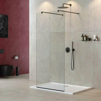 Душевая перегородка 120 см CEZARES LIBERTA LIBERTA-L-2-120-120-C-NERO