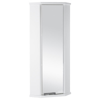 Шкаф навесной Aquaton Призма М угловой правый белый 1A004203PZ01R