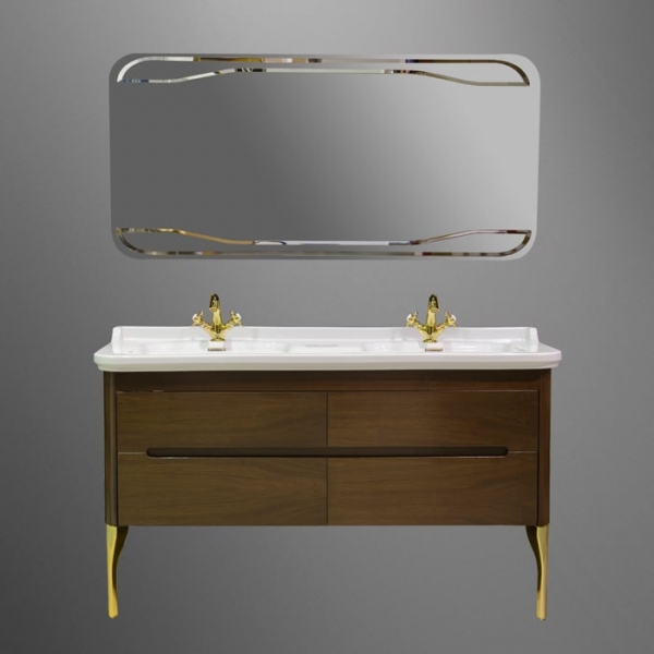 Тумба под раковину Kerasan Waldorf 919146noce