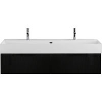 Тумба под раковину Cezares PREMIUM 55427 Plisse Nero Opaco