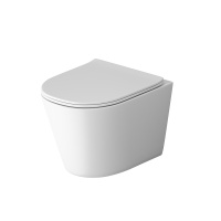 Унитаз подвесной безободковый Grossman  GR-4477MSQ с сиденьем микролифт