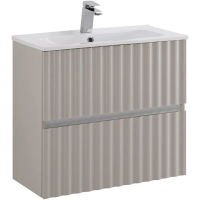 База под раковину Art&Max Еlegant AM-ELEGANT-600-2C-SO-GCM-LED Светло-серый матовый