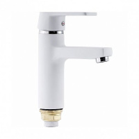 Смеситель для раковины FAUZT FZs-W49 тип См-УмОЦБА Белый