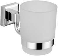 Стакан стеклянный с настенным держателем Savol 95 S-009558