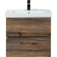 База под раковину напольная Art&max AM-Techno-600-2C-SO-LW646 Дуб бомонд Лофт