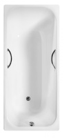 Чугунная ванна Wotte Start 170 x 75 см, (Start 1700x750UR), белая