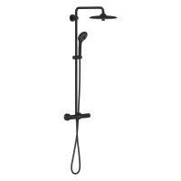 Душевая система с термостатом Grohe Euphoria 27615KF2 (черный матовый) Душевая система с термостатом Grohe Euphoria 27615KF2 (черный матовый)