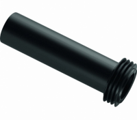 Удлинитель колена смыва Geberit, с манжетой: d=45мм, L=18.5см, Серый гранит 152.434.06.1