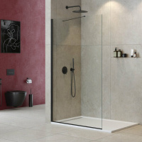 Душевая перегородка 120 см CEZARES LIBERTA LIBERTA-L-1-TB-120-C-NERO