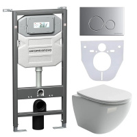 Комплект унитаза с инсталляцией Ceramicanova Metropol CN4002_1001M_1000