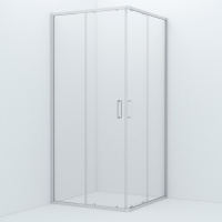 Душевое ограждение IDDIS Zodiac глянцевый алюминиевый профиль 90х90х195 см (ZOD6CS9i23)