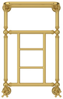 Полотенцесушитель Водяной Сунержа Ренессанс 1452 (66х40) Золото 03-0282-6640