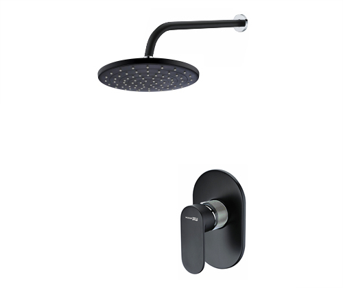 Встраиваемый комплект для душа с верхней душевой насадкой Wasserkraft A12777 SET1241