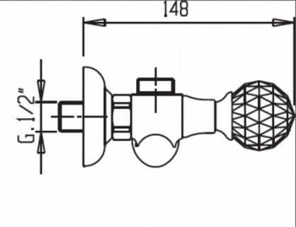 Смеситель для душа Cezares Atlantis ATLANTIS-DS-03/24-Sw/M Смеситель для душа Cezares Atlantis ATLANTIS-DS-03/24-Sw/M