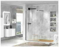 Душевая перегородка 125 см CEZARES LIBERTA LIBERTA-L-1-125-C-NERO
