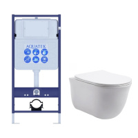Комплект унитаза с инсталляцией  SET AQUATEK КЛАССИК