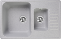 Кухонная мойка GranFest Quartz 21K, 21К серый