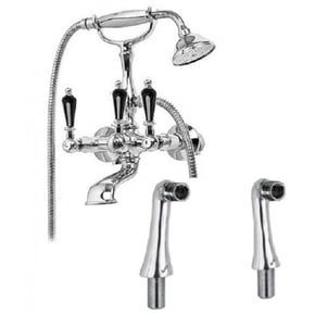 Смеситель на борт ванны с ручным душем Cezares Diamond DIAMOND-PBV-01-Sw-N