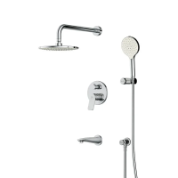 Душевой комплект с изливом Am.Pm X-Joy FB85A3RH10 хром