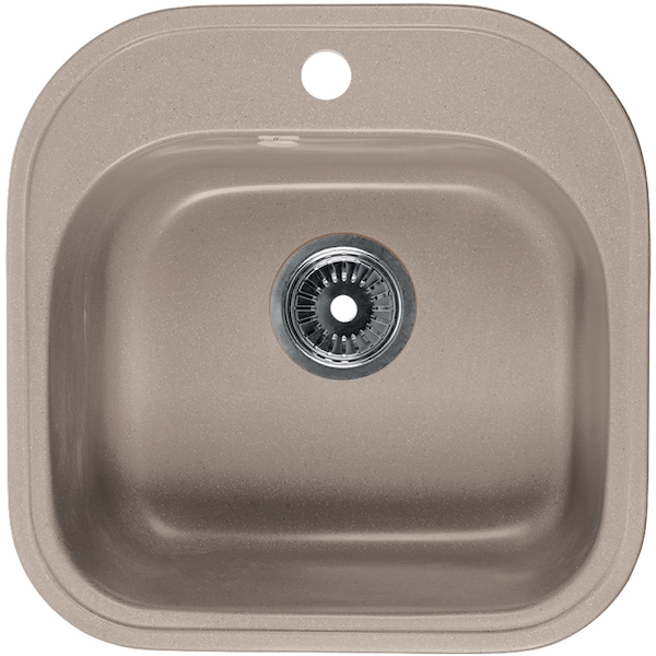 Кухонная мойка Rossinka, бежевый гранит RS48-49S-Beige-Granite
