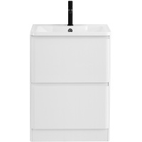 База под раковину BelBagno ALBANO-600-2C-PIA-BL Bianco Lucido