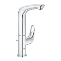 Смеситель для раковины GROHE Eurostyle new с донным клапаном и высоким изливом 23569 003 (23569003) хром