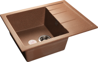 Кухонная мойка GranFest Quadro 650L, Q-650L терракот