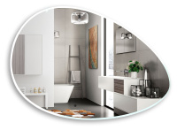 Зеркало (92х60) Silver Mirrors Omega LED-00002556