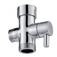 Дивертор поворотный (керамический) KАISER 58DR, хром Дивертор поворотный (керамический) KАISER 58DR, хром