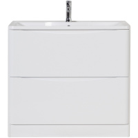 База под раковину BelBagno ACQUA-900-2C-PIA-BL Bianco Lucido