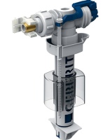 Впускной клапан Geberit тип 380, подвод воды сбоку, 3/8", ниппель из латуни 242.388.00.1