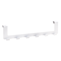 Дверная вешалка, 6 крючков Bemeta White 101106234