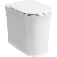 Унитаз приставной Kerasan The New Yorker 561830 белый матовый, без сиденья