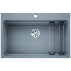 Мойка кухонная Blanco Etagon 8 Silgranit PuraDur (алюметаллик), 525189