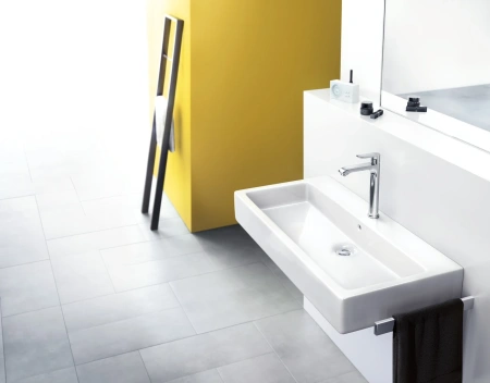 Смеситель для раковины без донного клапана Hansgrohe Metris 31185000 хром
