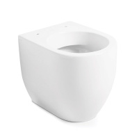 Унитаз приставной Kerasan Flo 311001 белый, без сиденья