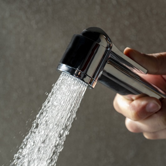 Гигиенический душ со смесителем Bossini Paloma Apice E34002B.073 черный матовый