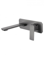 Смеситель для раковины встраиваемый WONZON & WOGHAND DIAMOND, темный графит WW-88869011-BGM Смеситель для раковины встраиваемый WONZON & WOGHAND DIAMOND, темный графит WW-88869011-BGM