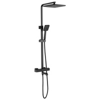 Душевая система с изливомEsko Singapore black  STT5054 BL