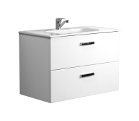 Тумба под раковину Roca Victoria Nord 80 белый глянец ZRU9000032