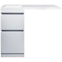 Тумба под стиральную машину напольная Style Line Даллас СС-00002346 белый