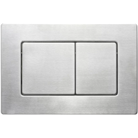 Кнопка смыва Veconi FLUSH FLV9-S сталь брашинг